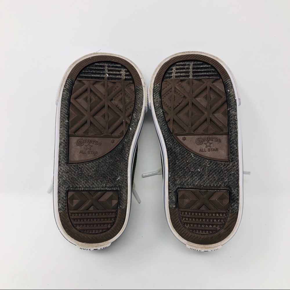 ❌SOLD❌ CONVERSE TODDLER CAMO MID SNEAKERS SZ6 - Picture 7 of 8